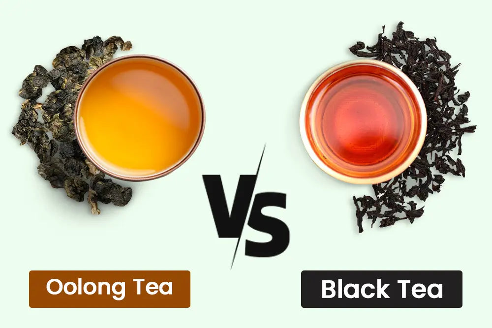 oolong tea vs black tea