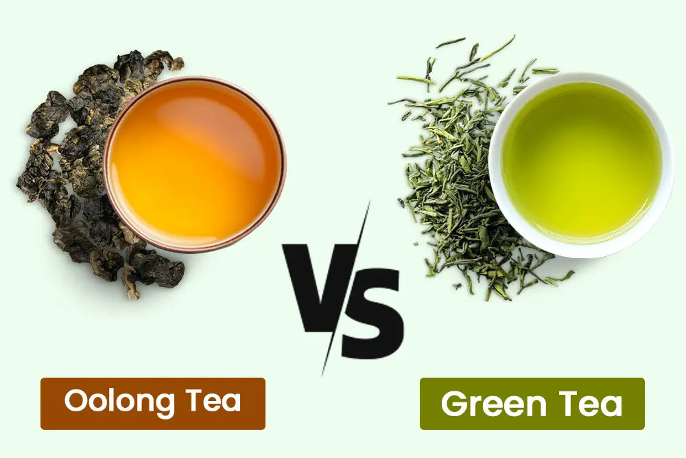 oolong tea vs green tea