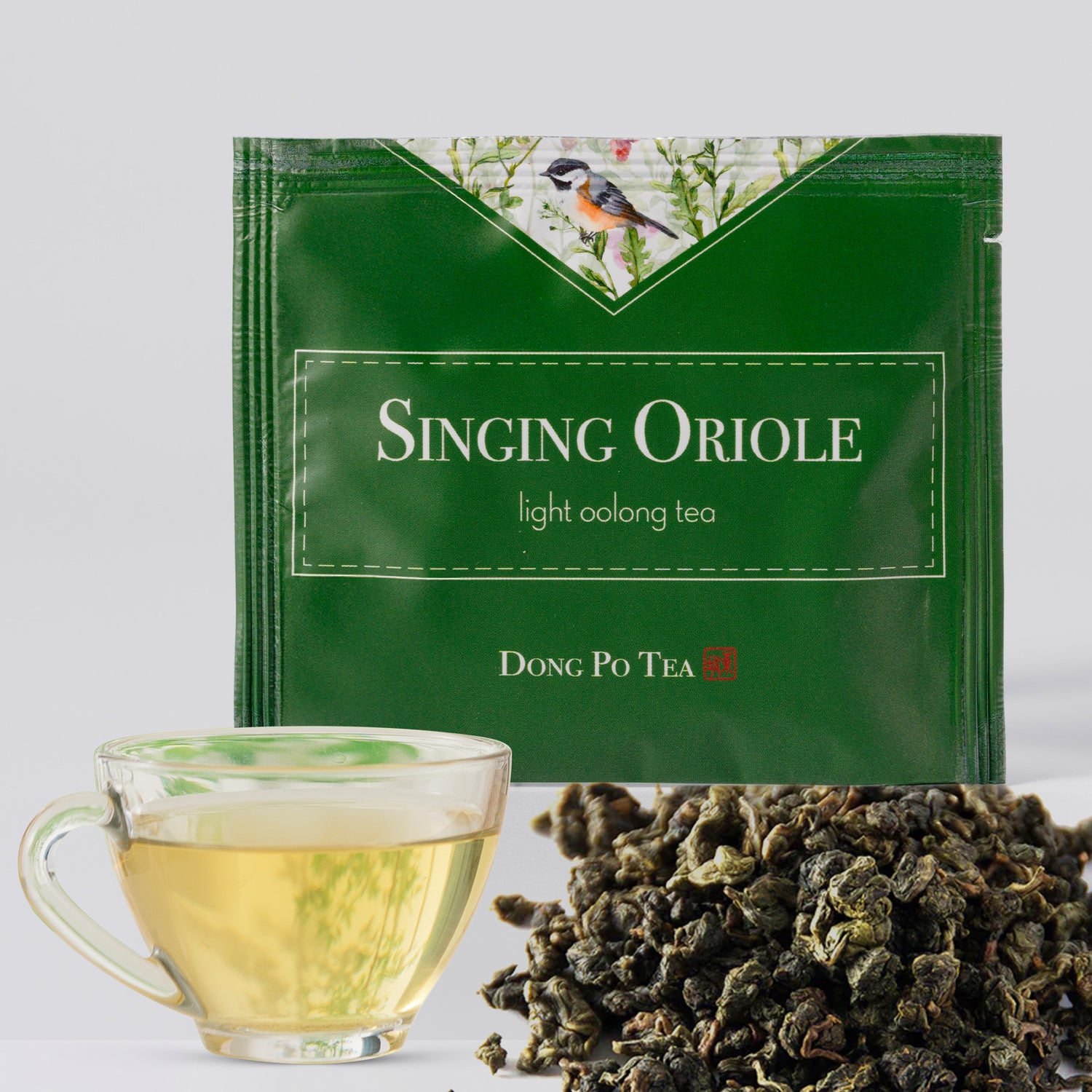 Singing Oriole Tea Bag
