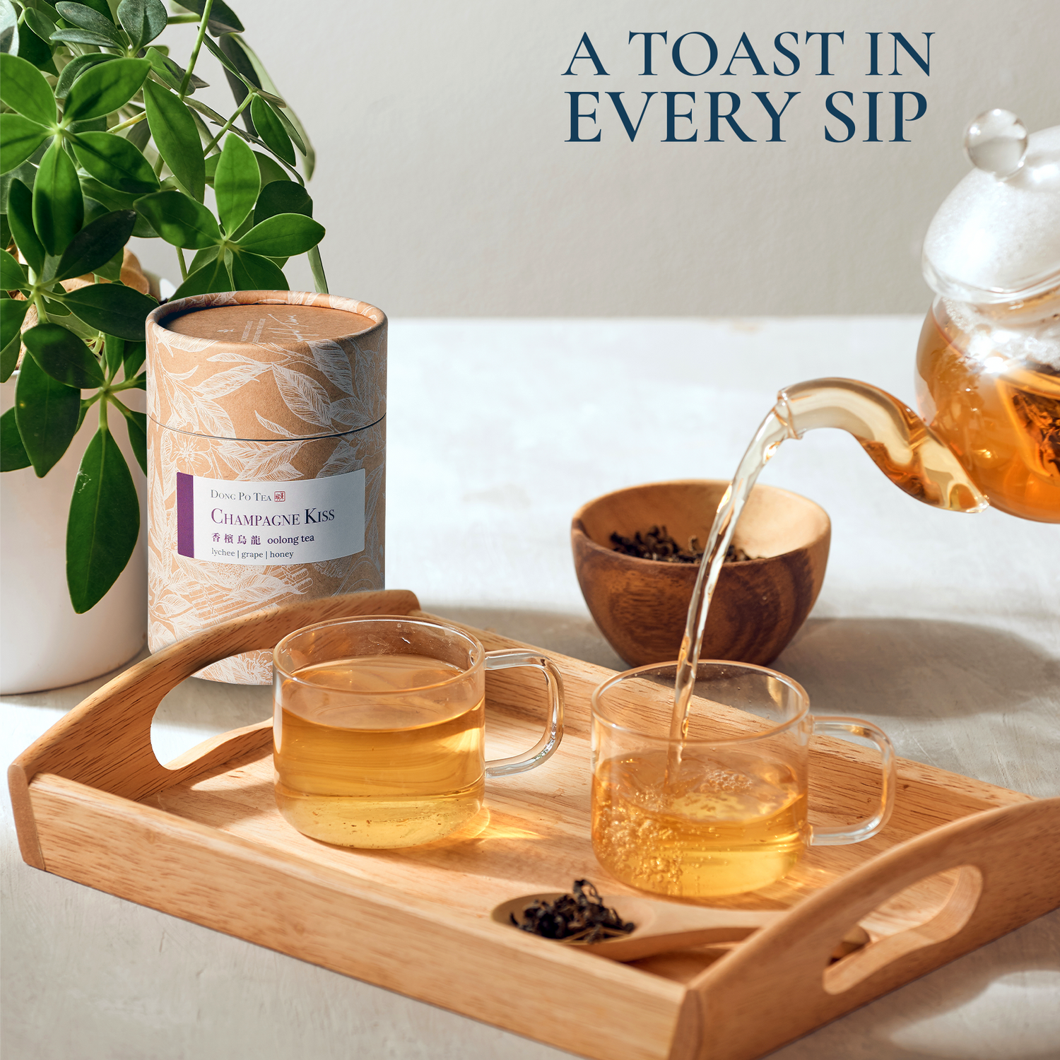 Champagne Kiss Tea Bag